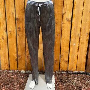 Victoria's Secret Metallic Silver Pajama Pants